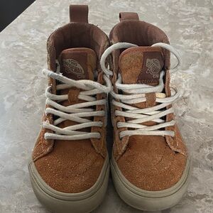 Vans Kids Tan High-Top Sneakers